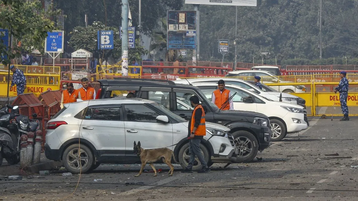 वाहनों की जांच करती दिल्ली पुलिस- India TV Hindi
