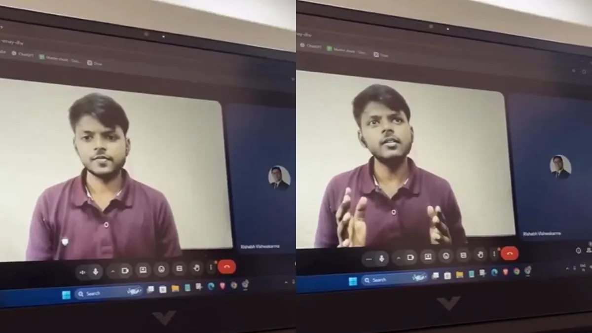 वायरल वीडियो का स्क्रीनशॉट- India TV Hindi
