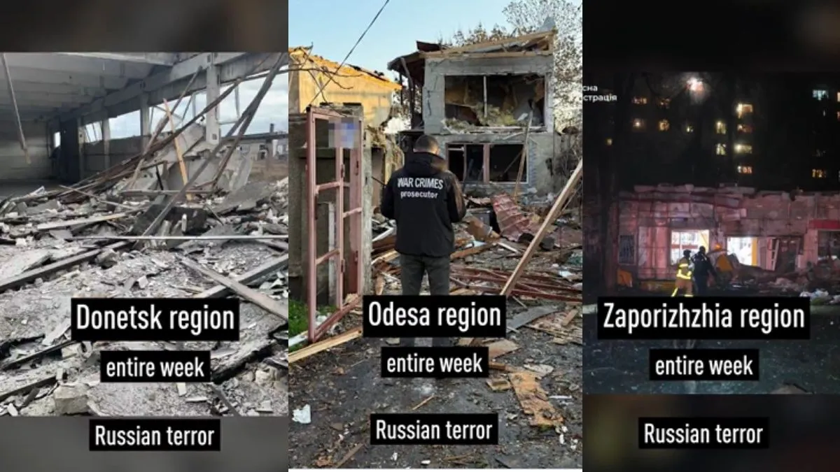 यूक्रेन के कई शहरों पर बरसे रूसी बम। - India TV Hindi