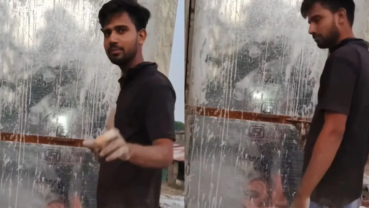 वायरल वीडियो का स्क्रीनशॉट- India TV Hindi