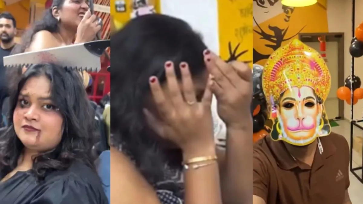Halloween 2025, Halloween viral video, Halloween video viral, Halloween funny video, viral video - India TV Hindi
