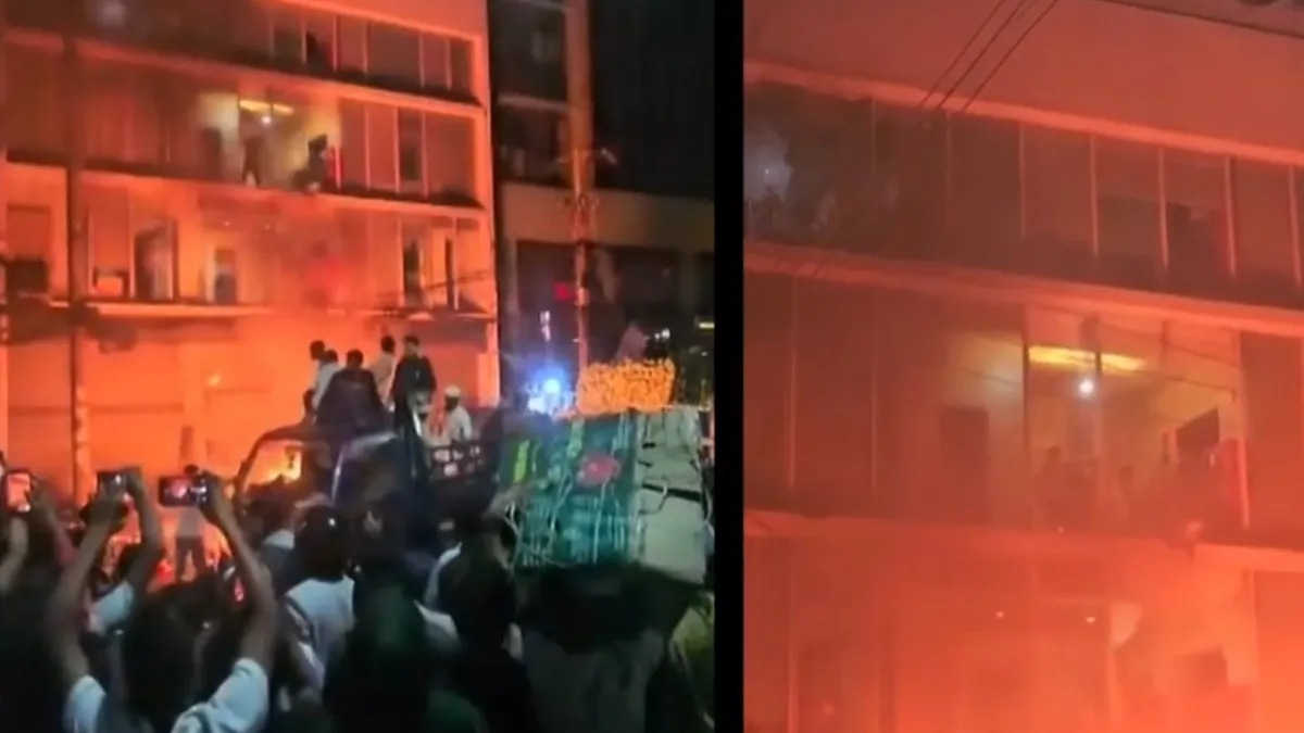 बांग्लादेश : ढाका में बड़ा बवाल, संसद भवन में घुसे प्रदर्शनकारी