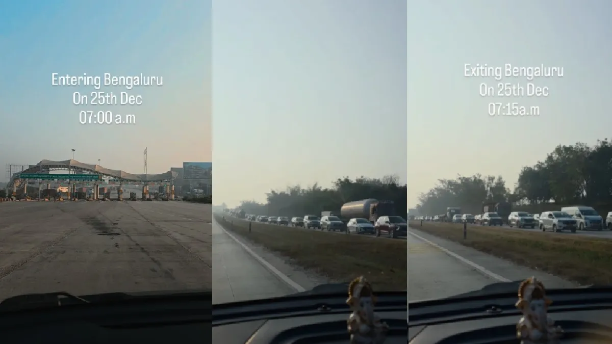 बेंगलुरु ट्रैफिक का वायरल वीडियो- India TV Hindi