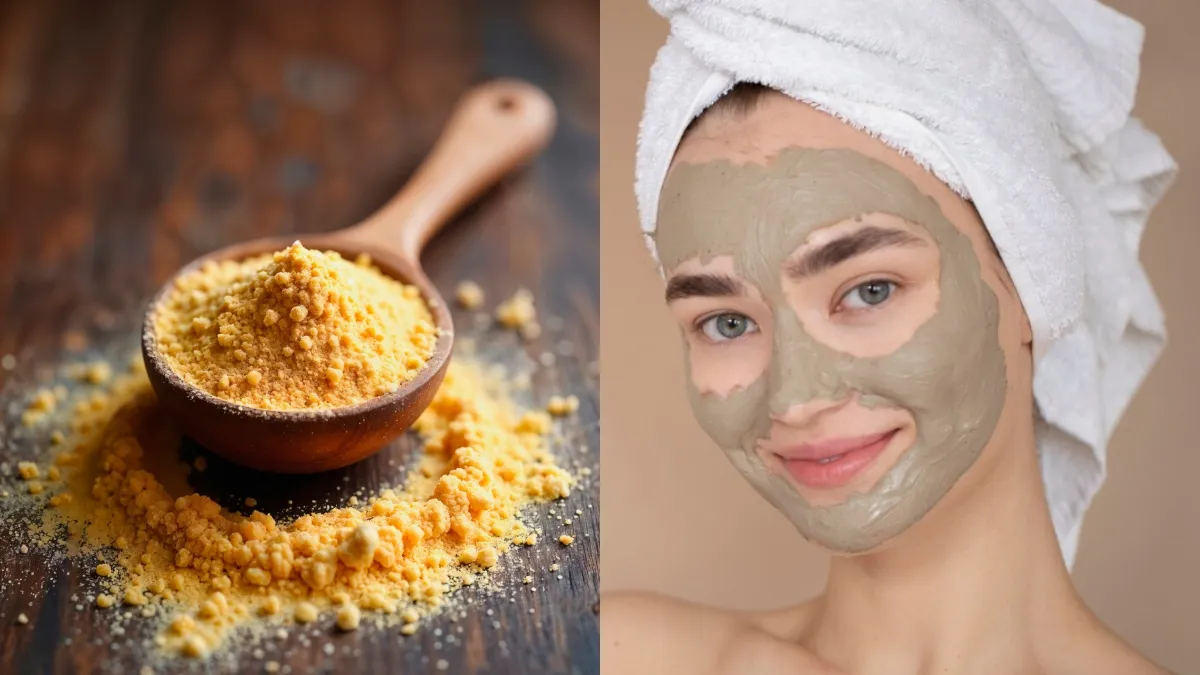 त्वचा के लिए फायदेमंद बेसन- India TV Hindi