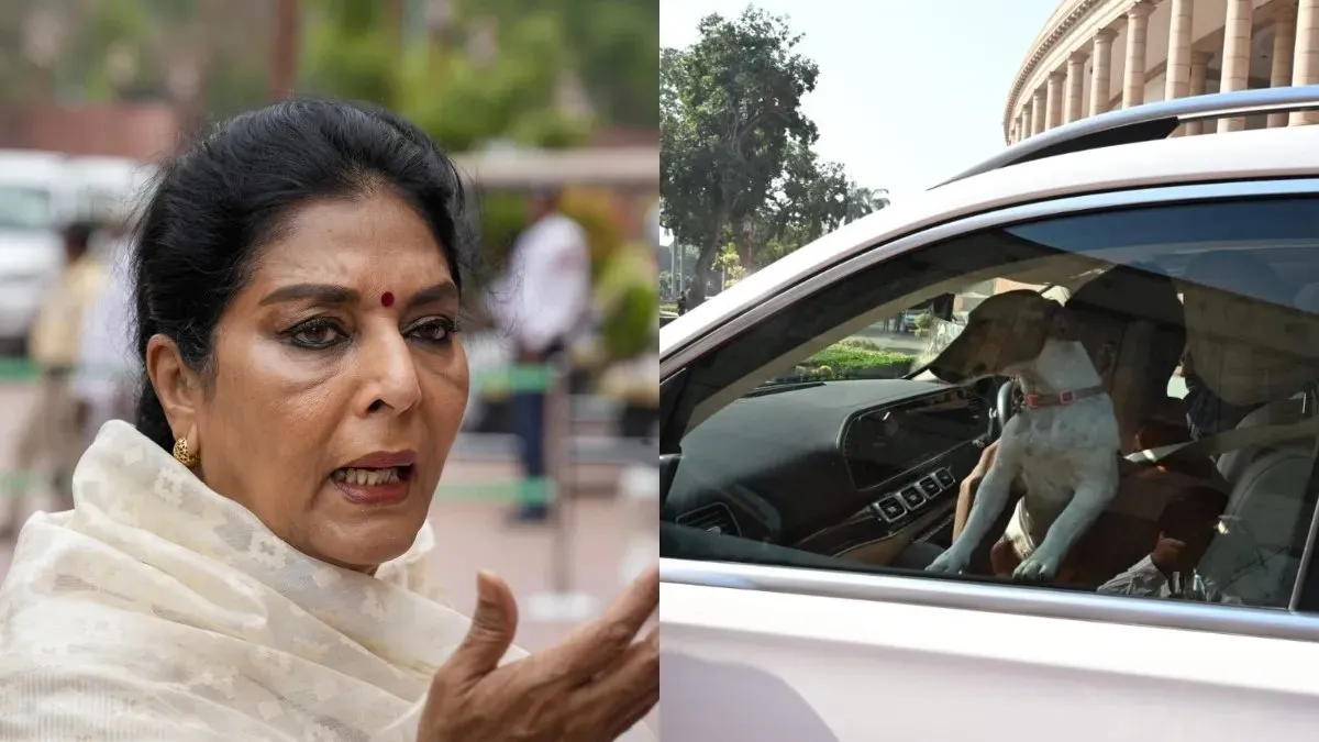 Congress MP Renuka Chowdhury dog- India TV Hindi