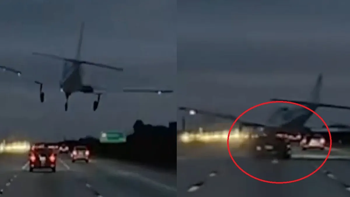 Florida Plane Collides With Car- India TV Hindi