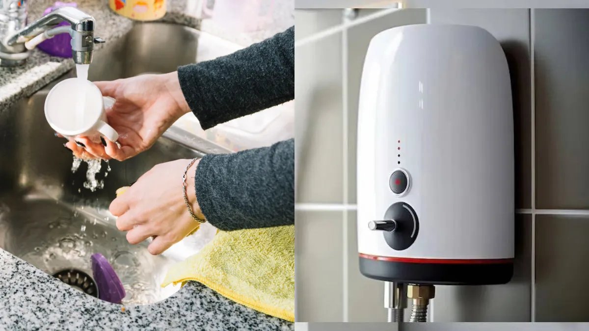 Geyser in Kitchen- India TV Hindi