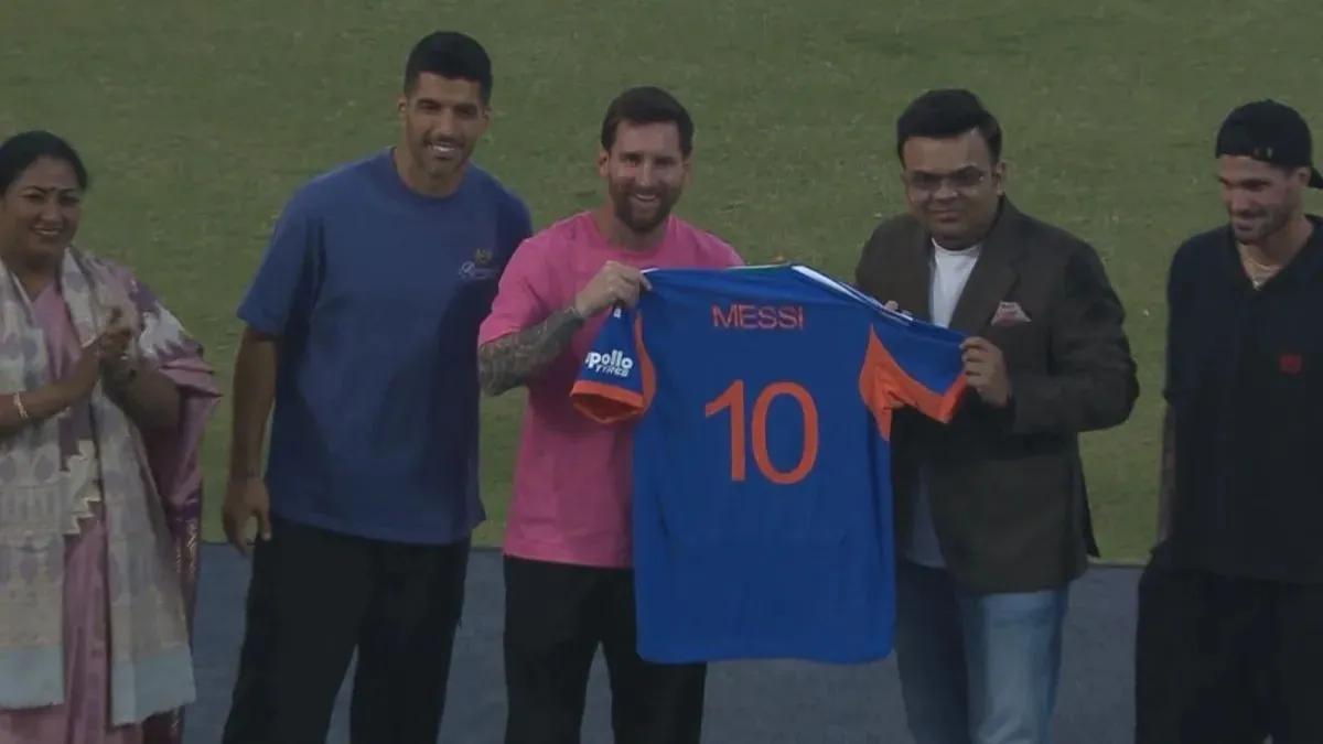 Jay Shah and Lionel Messi- India TV Hindi