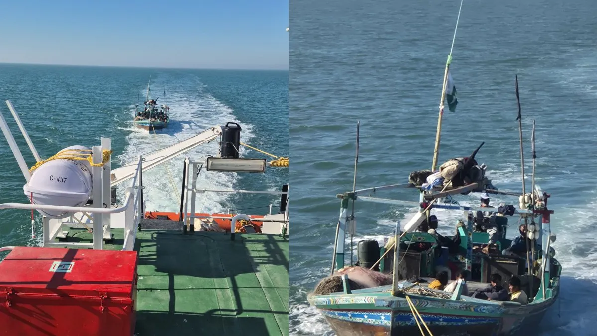 Indian Coast Guard seizes Pakistani fishing boat- India TV Hindi