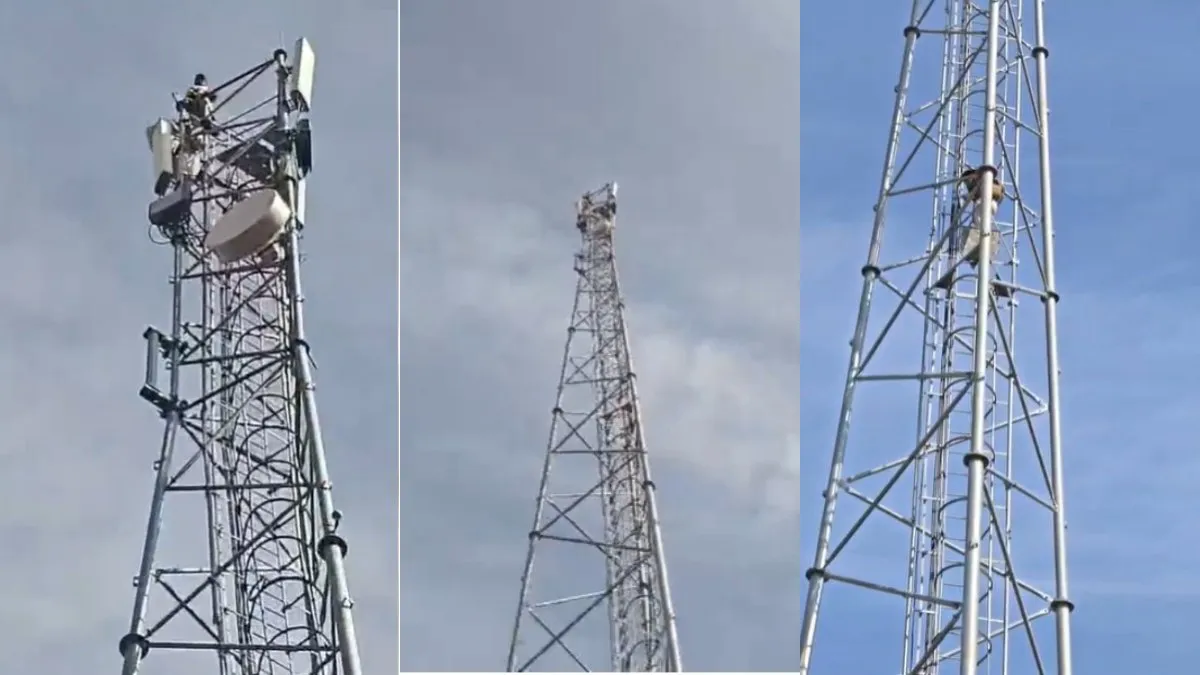 madhya pradesh dewas girl mobile tower- India TV Hindi