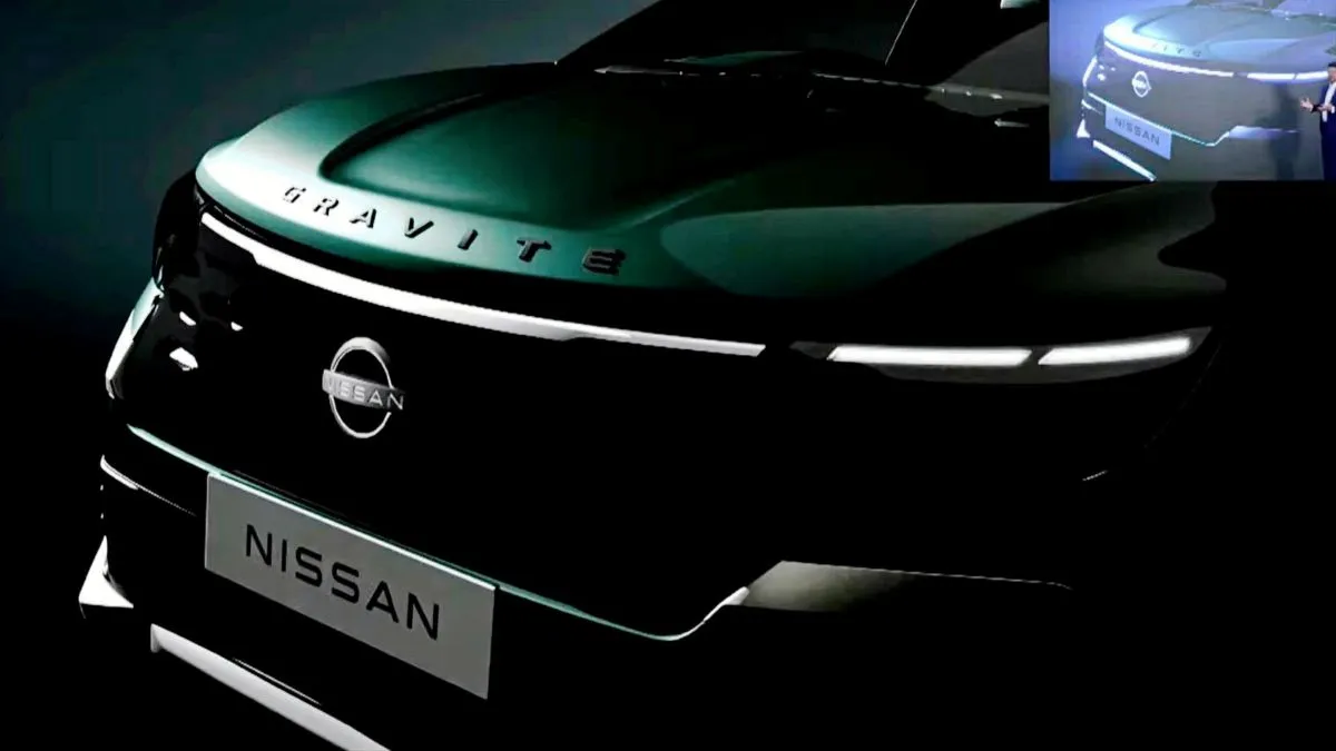 A glimpse of the upcoming MPV Nissan Gravitas.- India TV Paisa