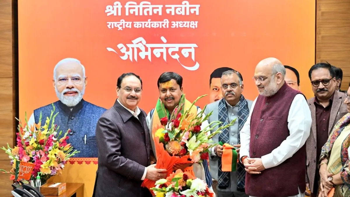 Nitin nabin working president of bjp- India TV Hindi