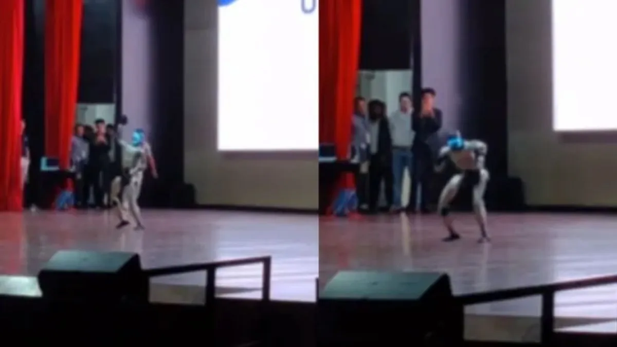 iit bombay robot dances on fa9la Flipperachi song stunning dance performance viral must watch video - India TV Hindi