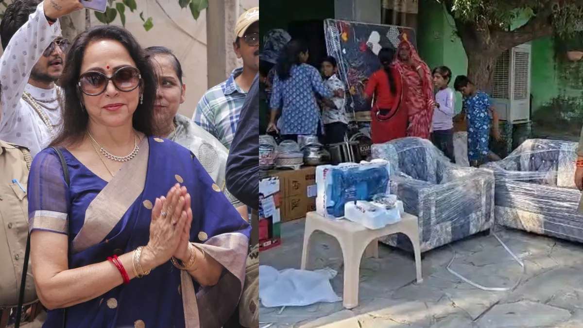 हेमा मालिनी ने वाल्मीकि परिवार की बेटी की शादी के लिए भेजा सहयोग - India TV Hindi