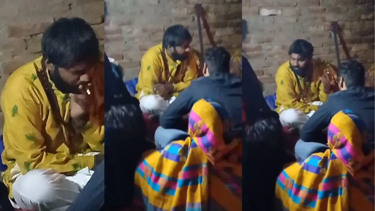 सिगरेट वाला बाबा के यहां धुएं से इलाज का दावा। - India TV Hindi