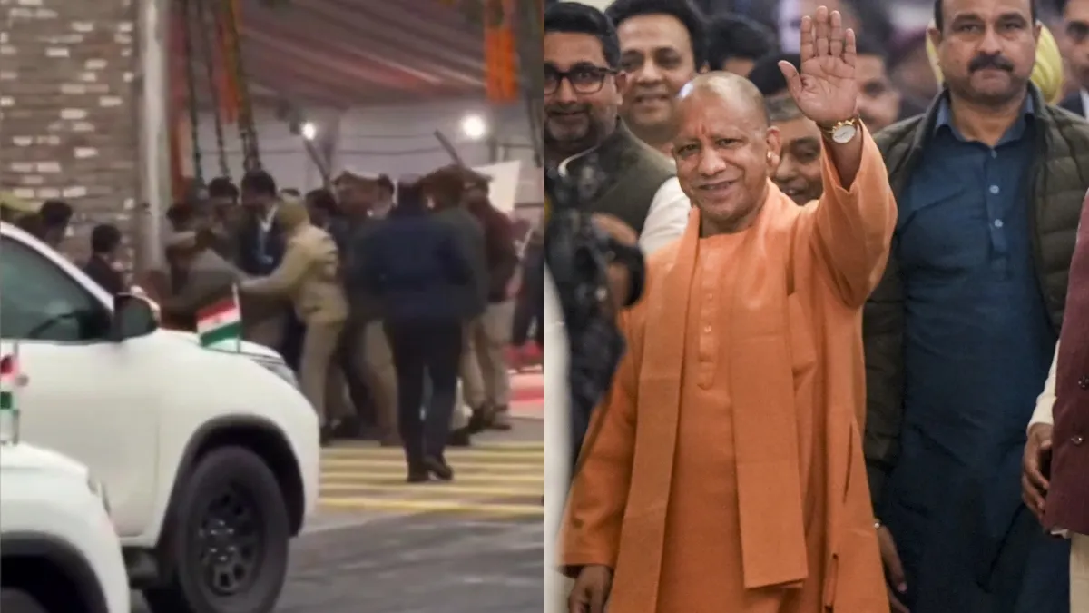 मुख्यमंत्री योगी आदित्यनाथ की सुरक्षा में चूक- India TV Hindi