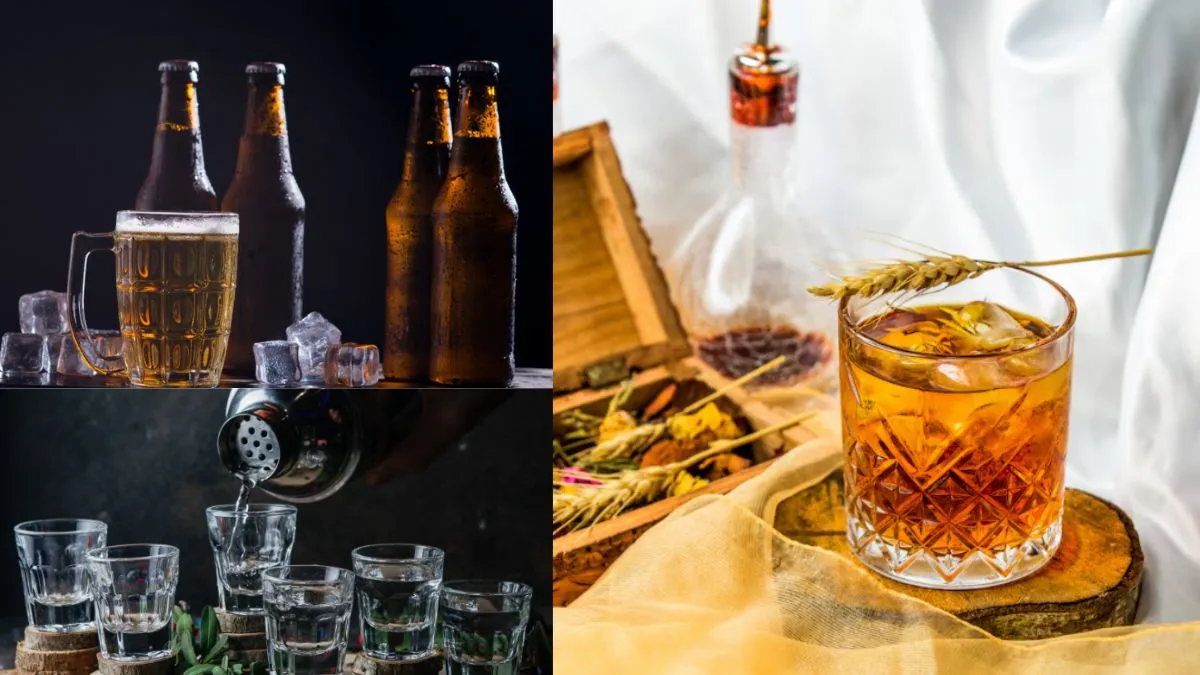 बीयर, वोदका या व्हिस्की? किसमें होता है ज्यादा अल्कोहल