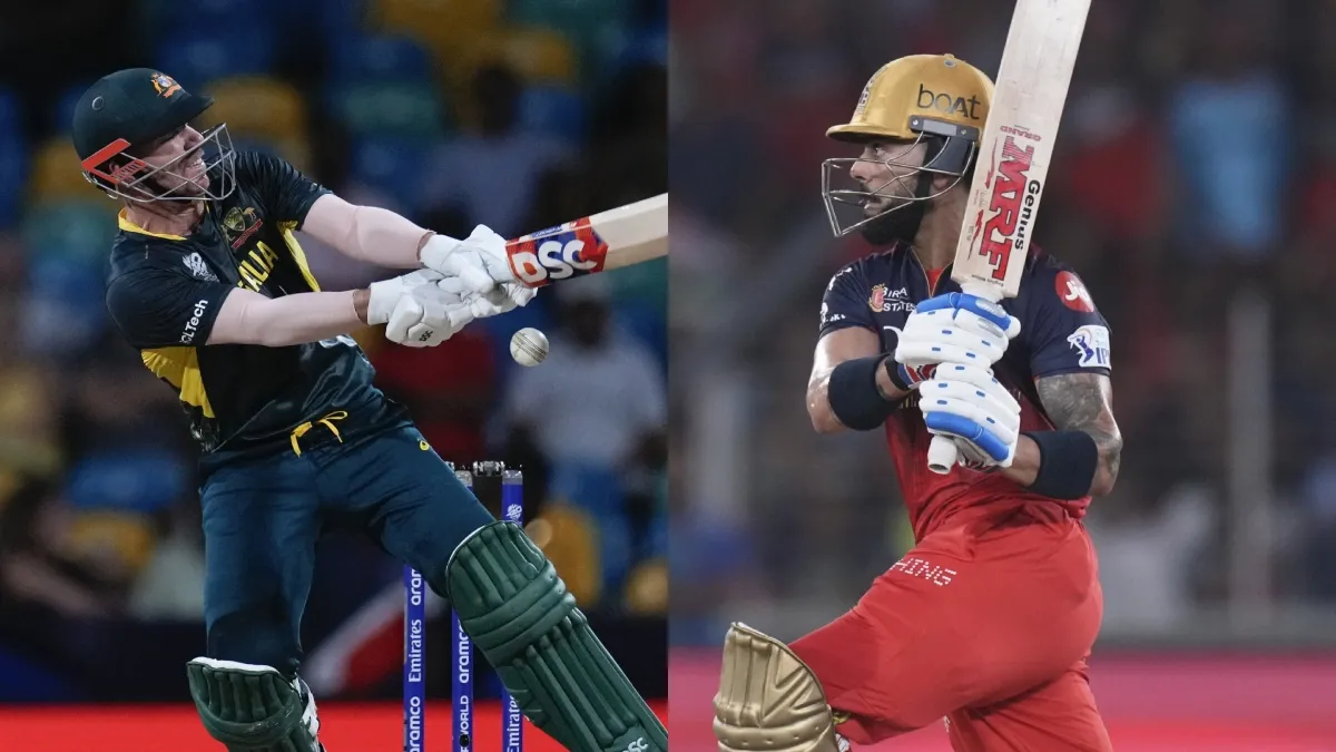 डेविड वार्नर और विराट कोहली- इंडिया टीवी हिंदी