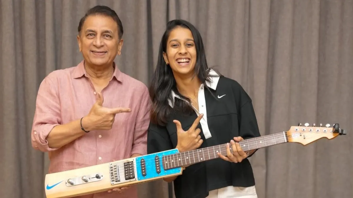 Sunil Gavaskar & Jemima Rodrigues- India TV Hindi