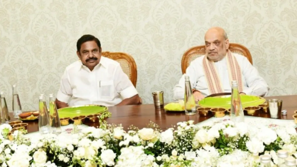 Palaniswami Amit shah aiadmk bjp tamil nadu- India TV Hindi