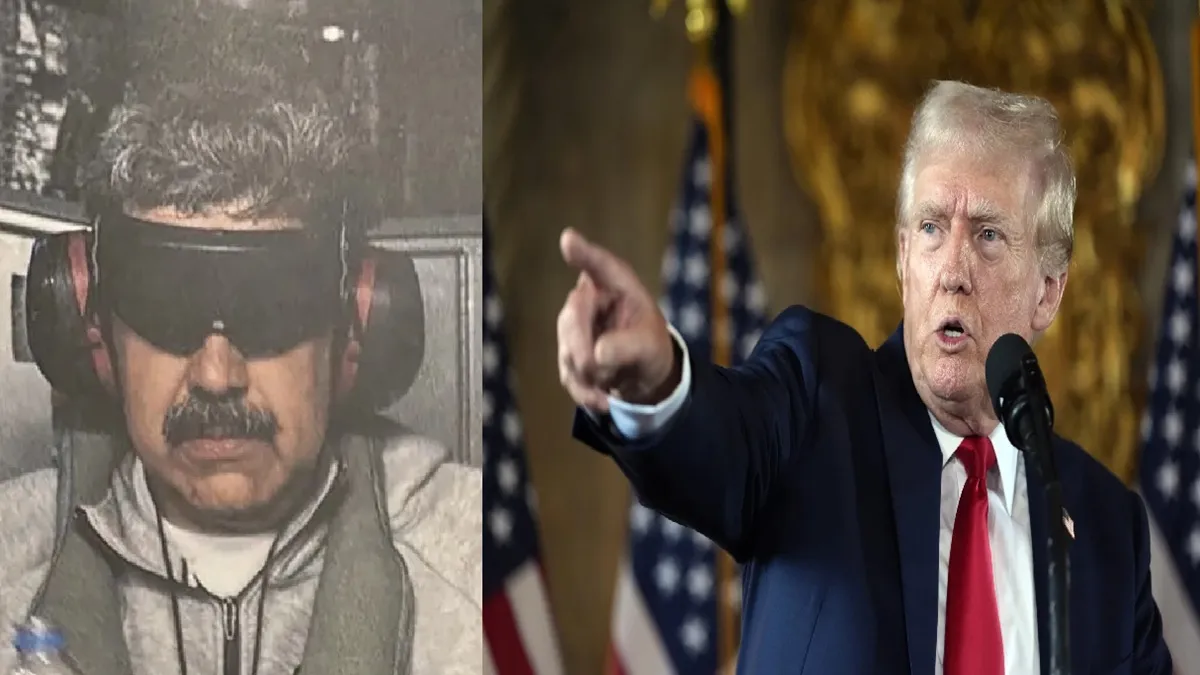 निकोलस मादुरो (बाएं) डोनाल्ड ट्रंप (दाएं)- इंडिया टीवी हिंदी