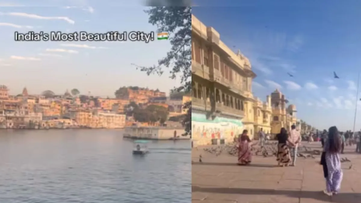 foreign tourist viral video, foreign tourist video, viral video, foreign tourist in india,foreign to- India TV Hindi