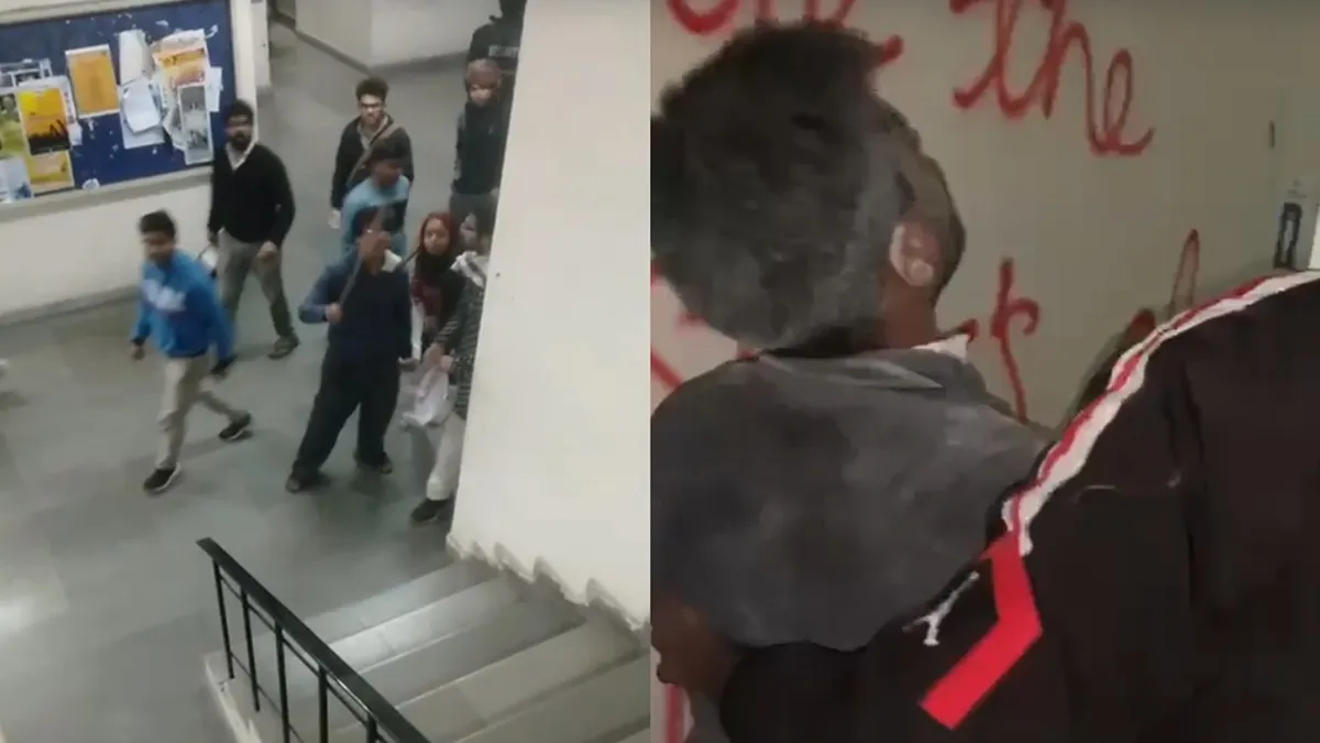 जेएनयू में ABVP और Left के छात्र नेता आमने सामने- India TV Hindi