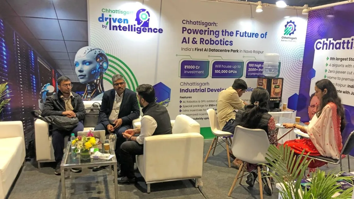 AI Impact Summit Chhattisgarh stall- India TV Hindi