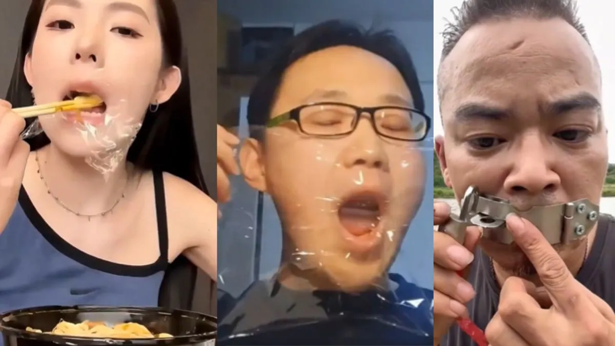 China peoples losing weight by eating plastic, trending video, aaj ka viral video, viral video, chin- India TV Hindi