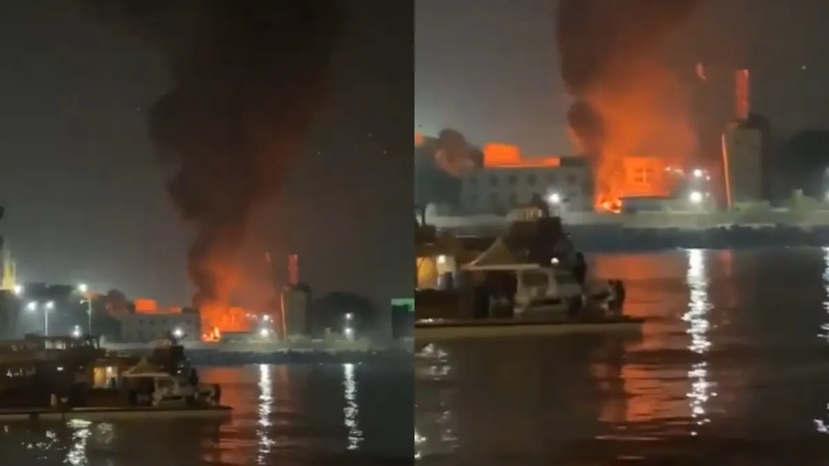 नेवल डॉकयार्ड में लगी आग- India TV Hindi