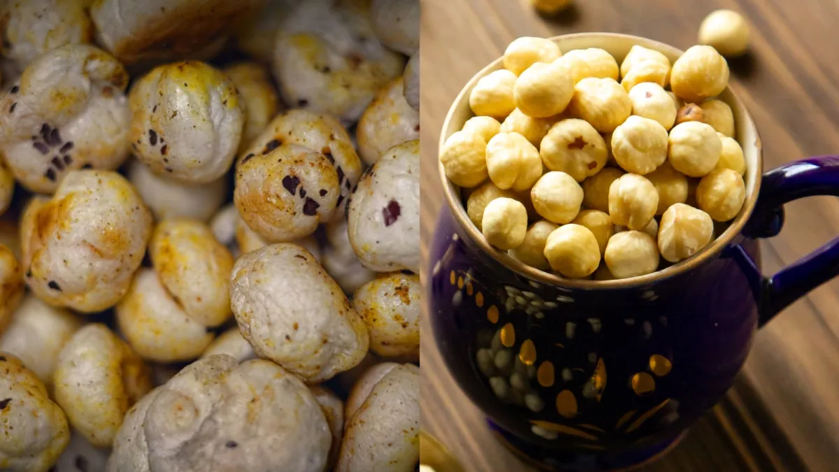 भुना हुआ चना या मखाना- India TV Hindi