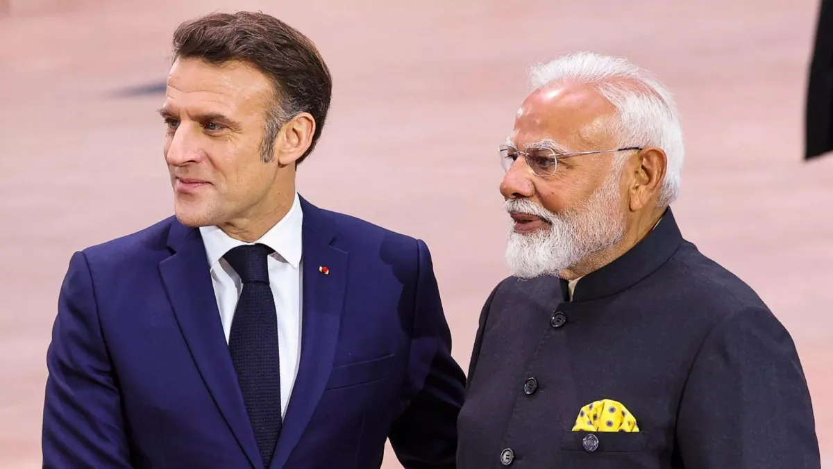 Modi-Macron Meeting - India TV Hindi