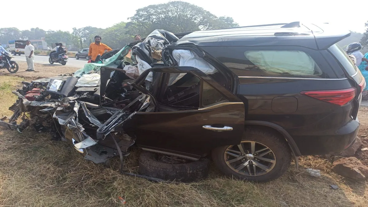 car accident sambhaji patil- India TV Hindi