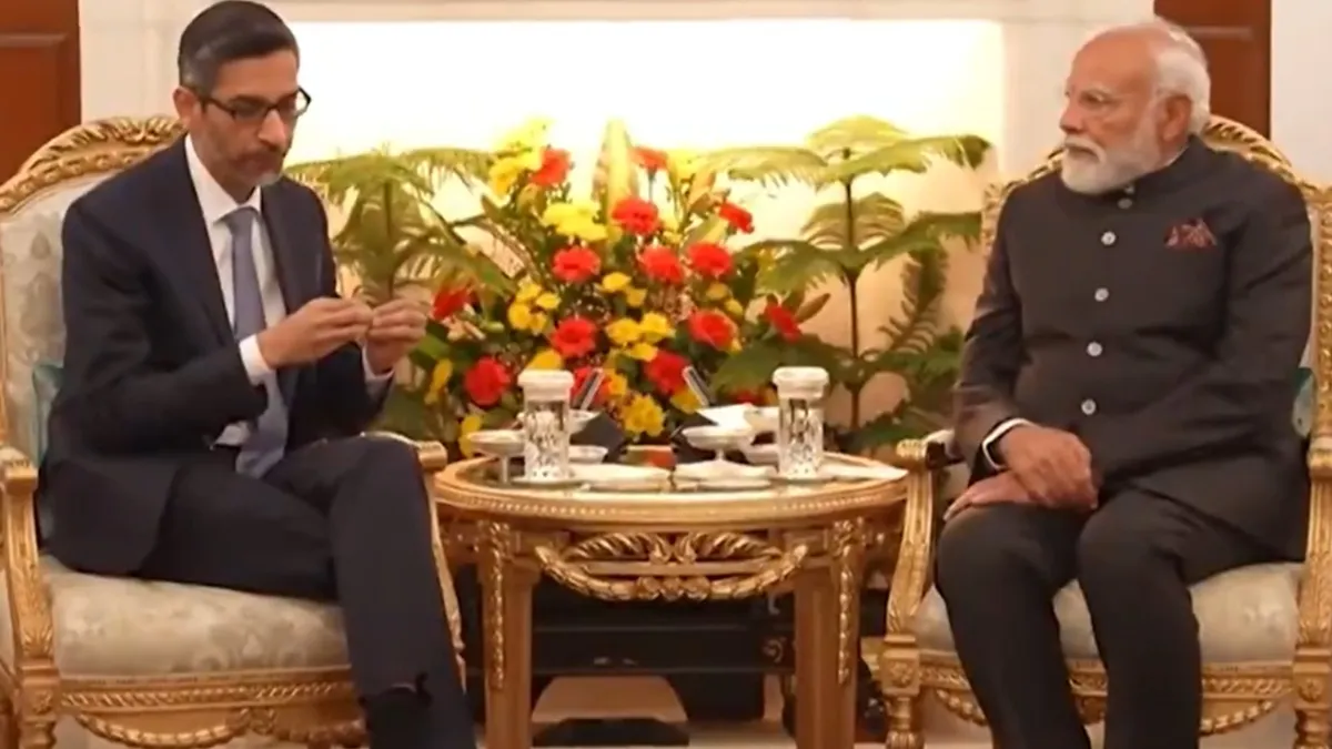 PM Modi-Sundar Pichai - India TV Hindi