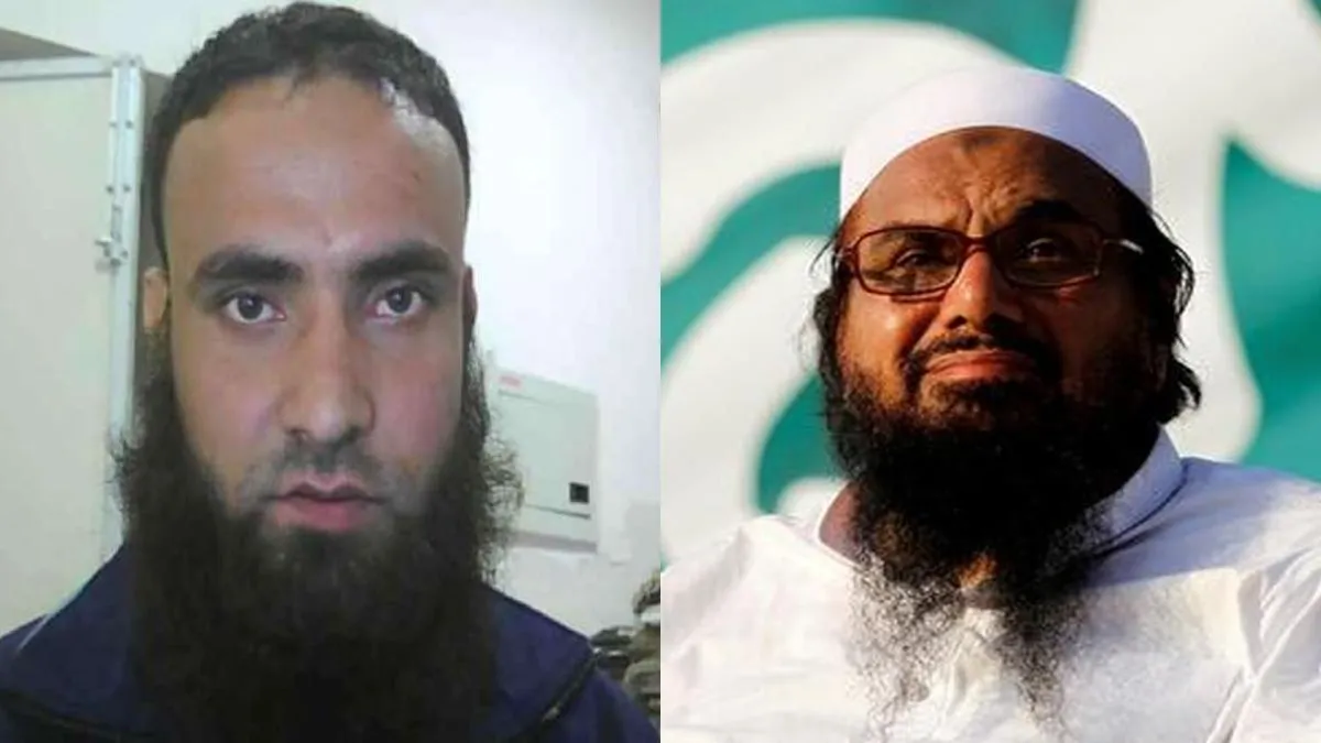 बांग्लादेशी हैंडलर शब्बीर और हाफिज सईद। - India TV Hindi