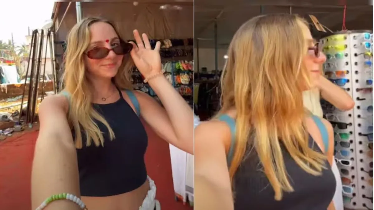 female tourist video, female tourist in india, female tourist video viral, female tourist video late- India TV Hindi