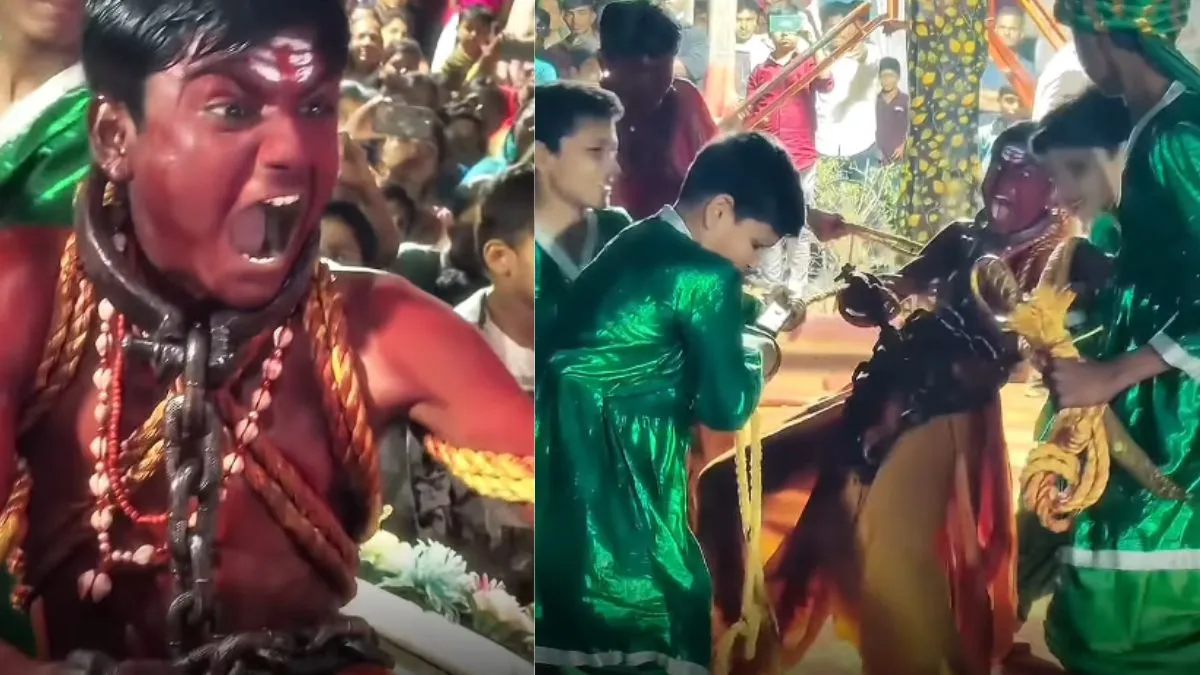 Chhaava Performance Video, School Event Video Viral, Vicky Kaushal, Chhaava Performance in School, V- India TV Hindi