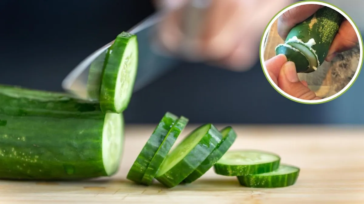 Cucumber Bitterness, Cucumber Bitterness hack, how to remove Cucumber Bitterness, why cucumber rubbe- India TV Hindi