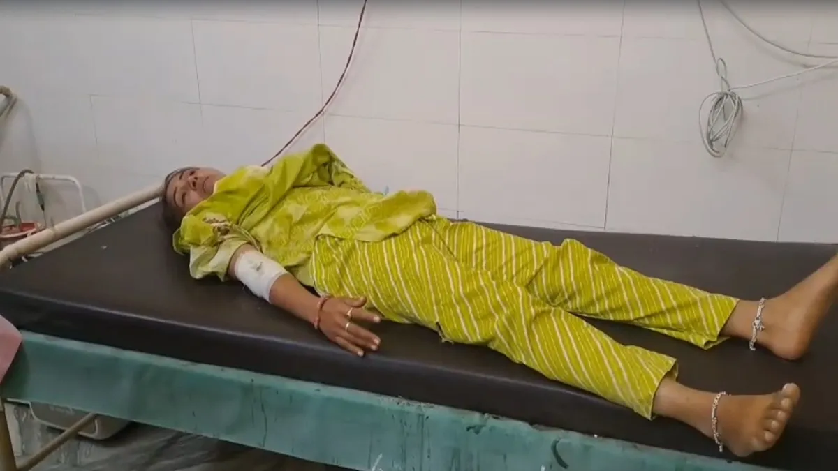 घायल महिला अस्पताल...- India TV Hindi