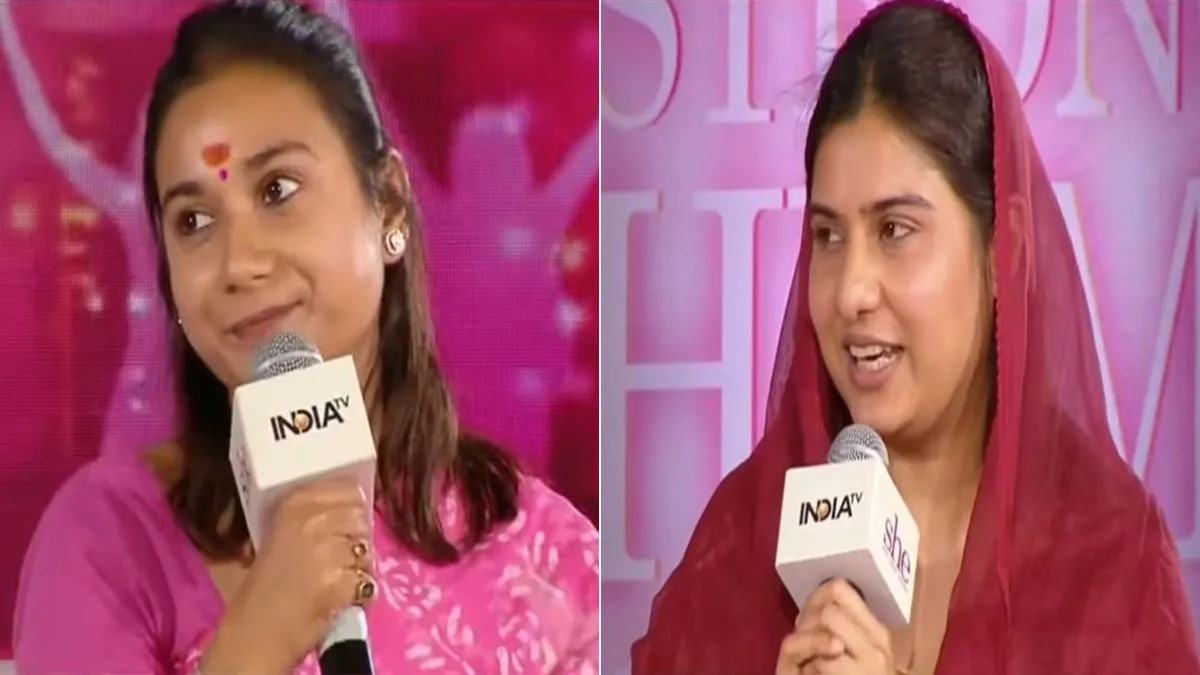 शांभवी चौधरी और इकरा...- India TV Hindi