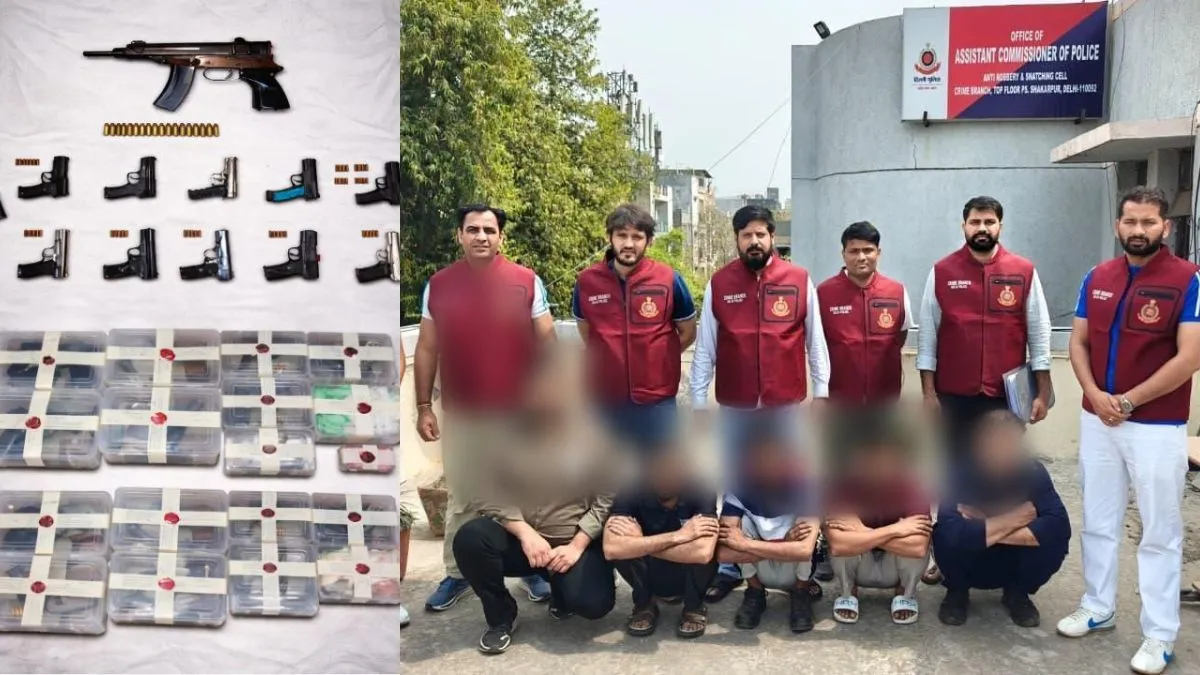 Delhi Police arms smuggling bust, illegal weapons India, international arms trafficking network- India TV Hindi