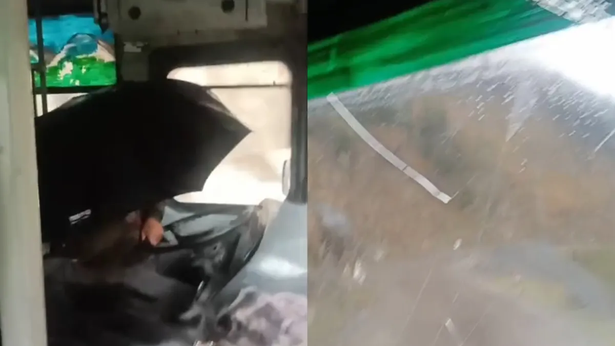 Drive Bus Umbrella- India TV Hindi