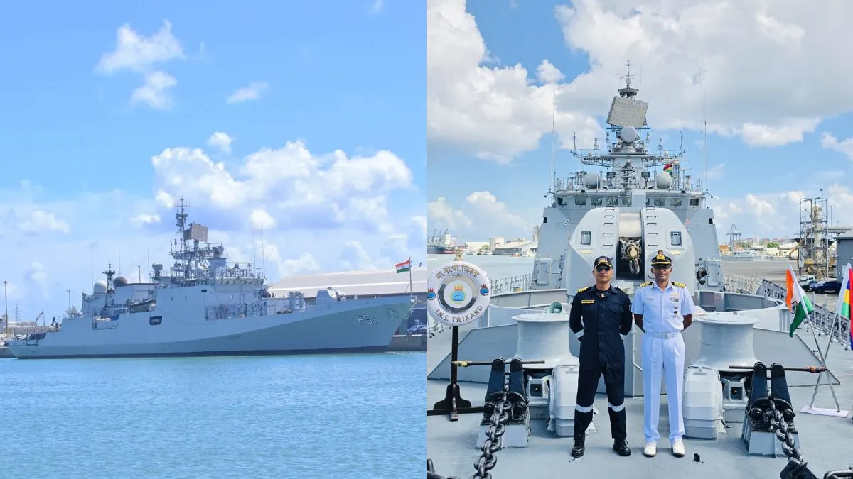 INS Trikand, INS Trikand News, Indian Navy warship, Port Louis Mauritius, Mauritius National Day par- India TV Hindi