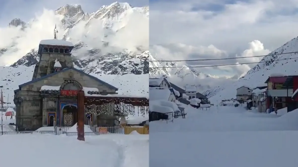 Kedarnath Snowfall- India TV Hindi