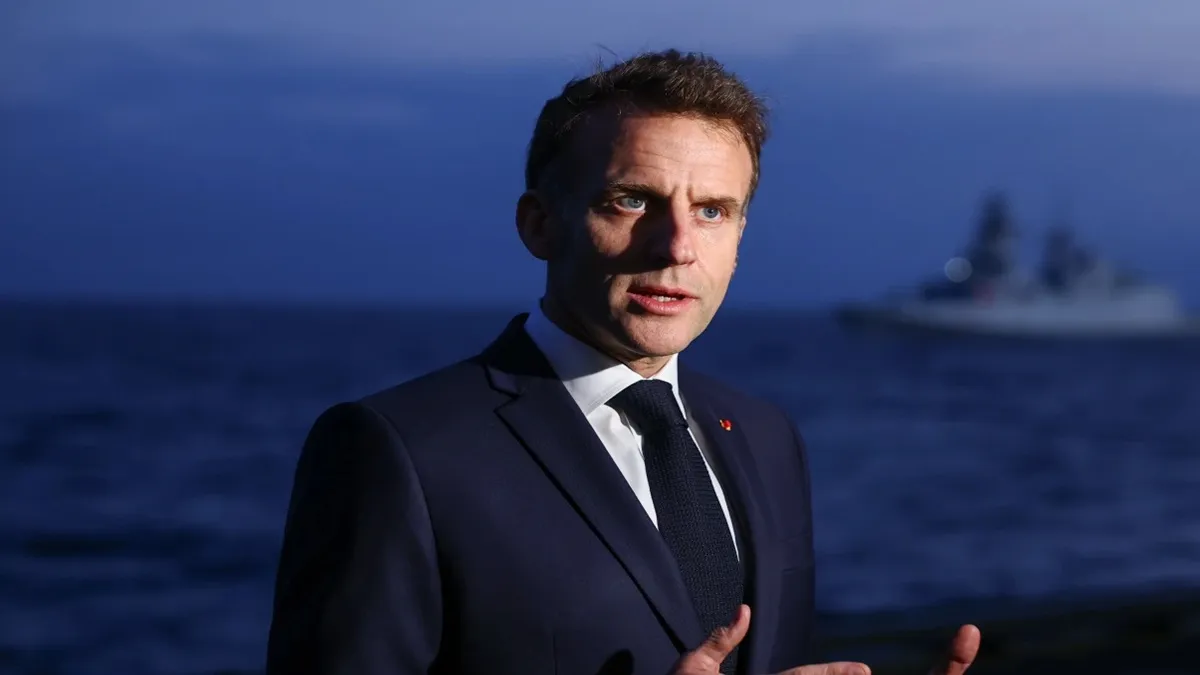 फ्रांस के राष्ट्रपति इमैनुएल मैक्रों - India TV Hindi