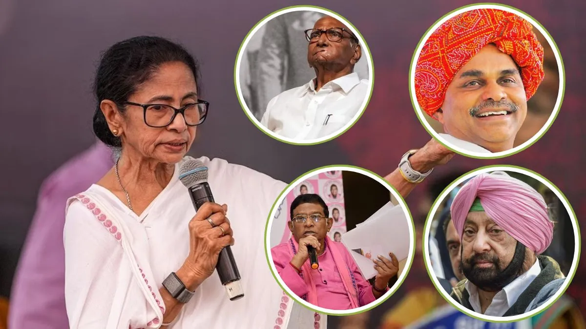 सीएम ममता बनर्जी, शरद पवार, वाईएसआर, अजित जोगी और कैप्टन अमरिंदर सिंह- India TV Hindi