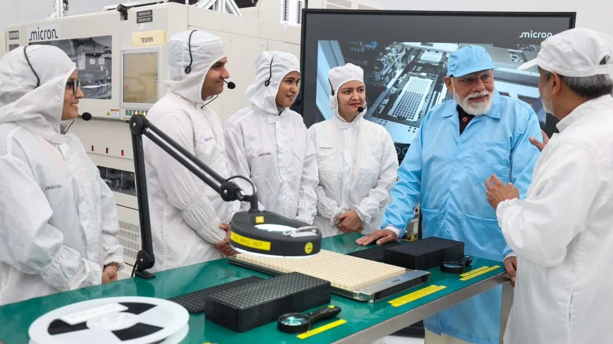 Micron Technology, semiconductor, semiconductor plant, gujarat, sanand, chip, micro chip, ai, artifi- India TV Paisa