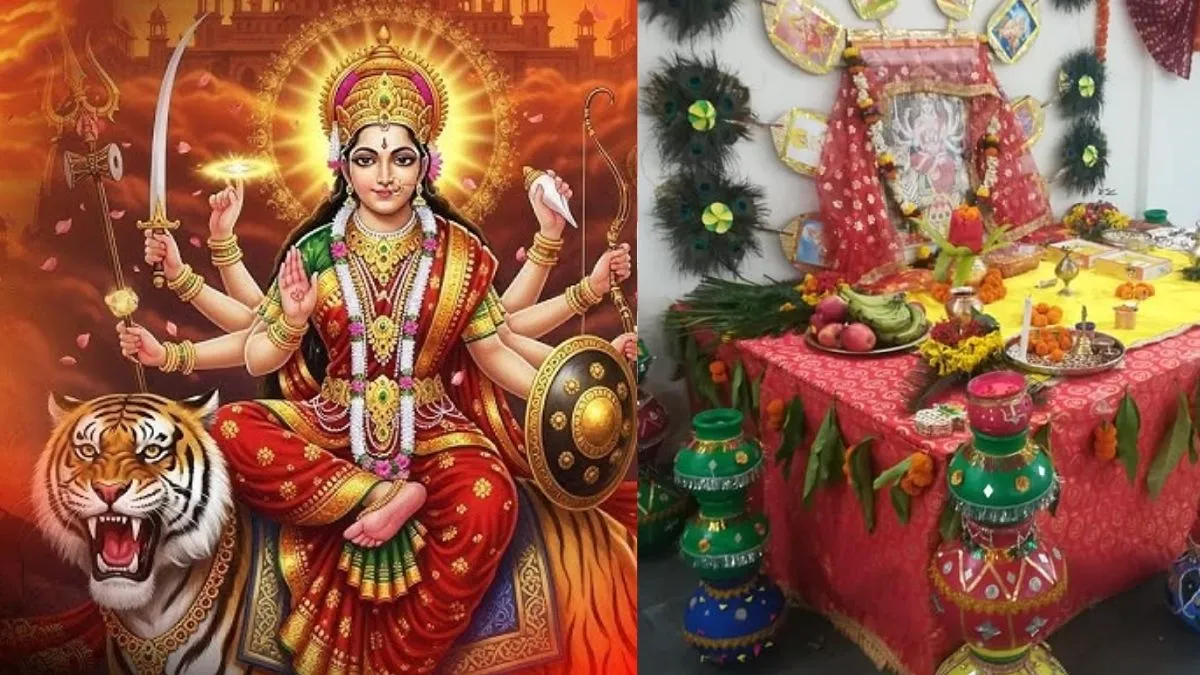 नवरात्रि में मां दुर्गा की चौकी लगाने के वास्तु के नियम- India TV Hindi