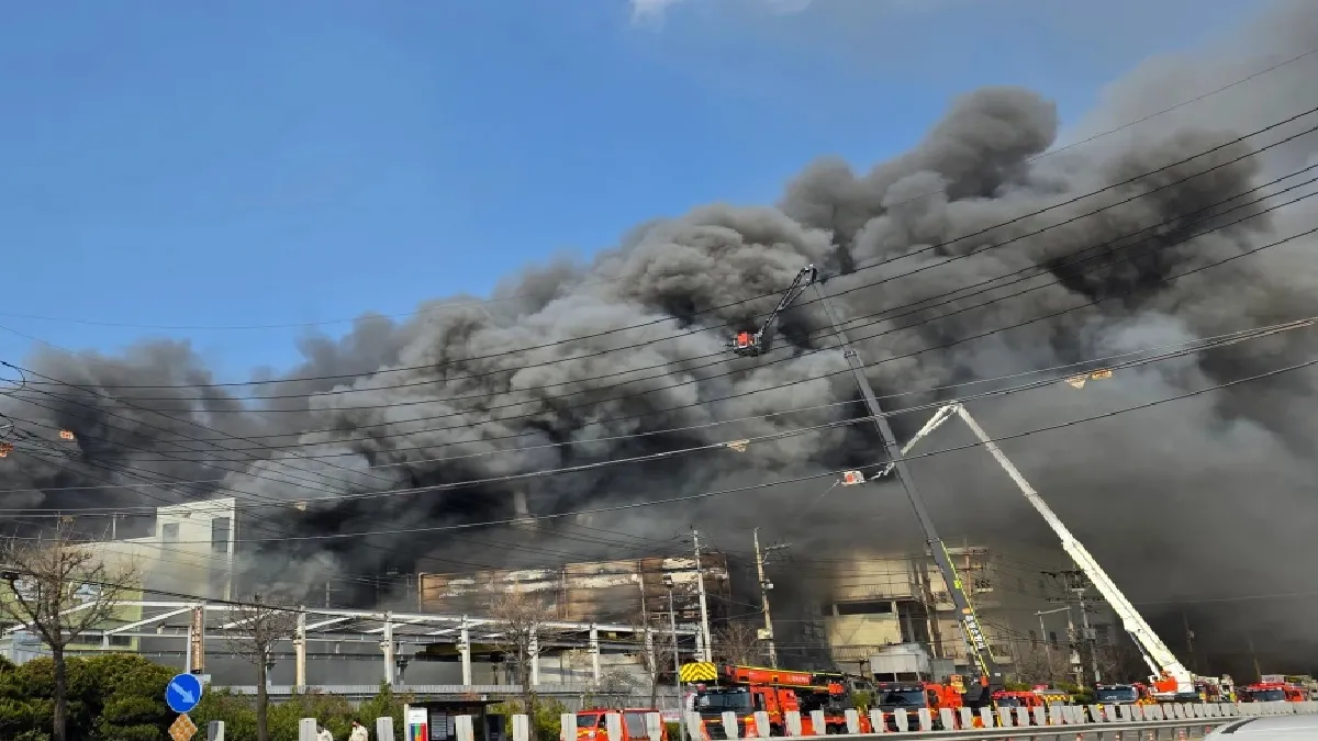 South Korea Fire- India TV Hindi