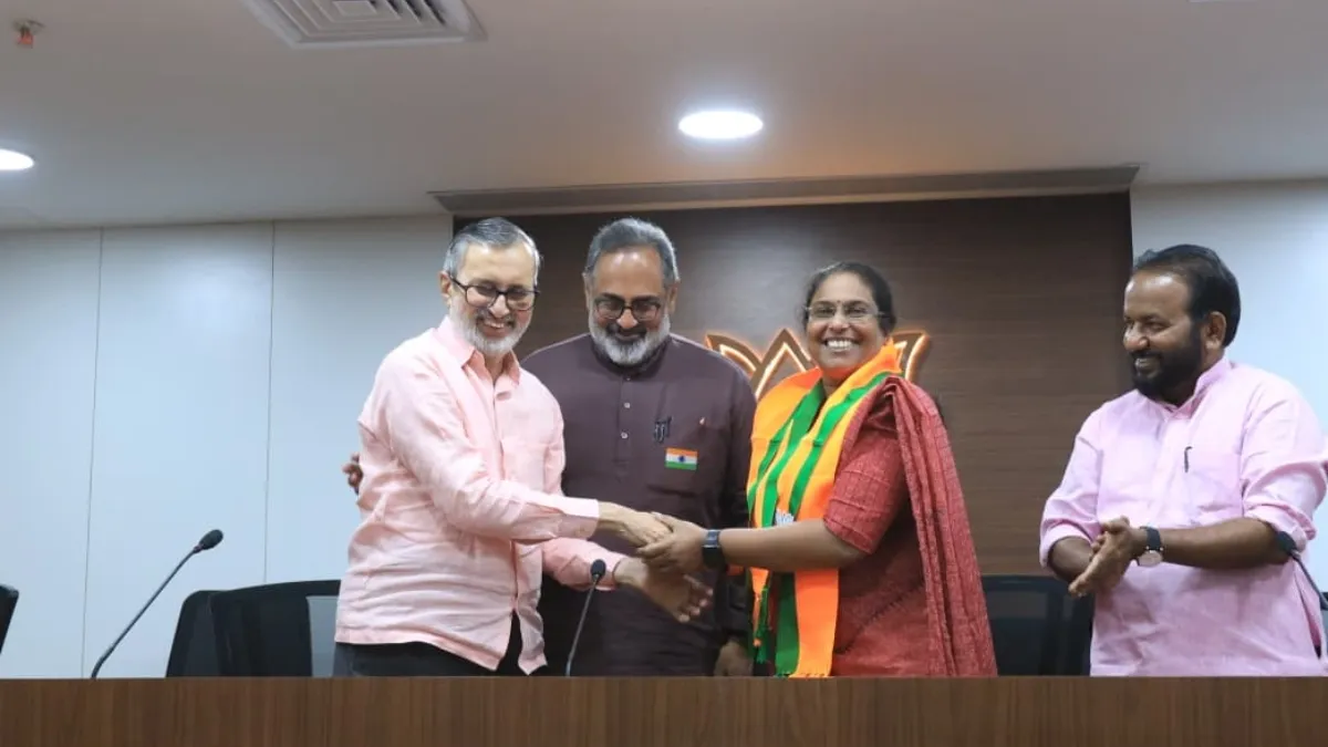 Rajiv Chandrashekhar and Smita- India TV Hindi